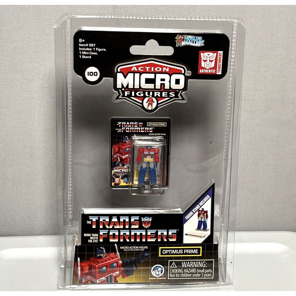 World's Smallest TRANSFORMERS OPTIMUS PRIME Board Game Toy Miniature Pocket NEW